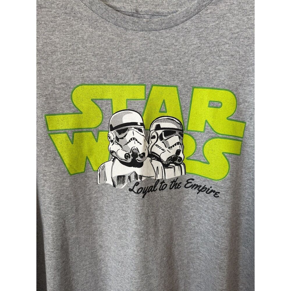 New Licensed Star Wars Loyal to the Empire Stormtrooper T-Shirt 2XL Gray Tee